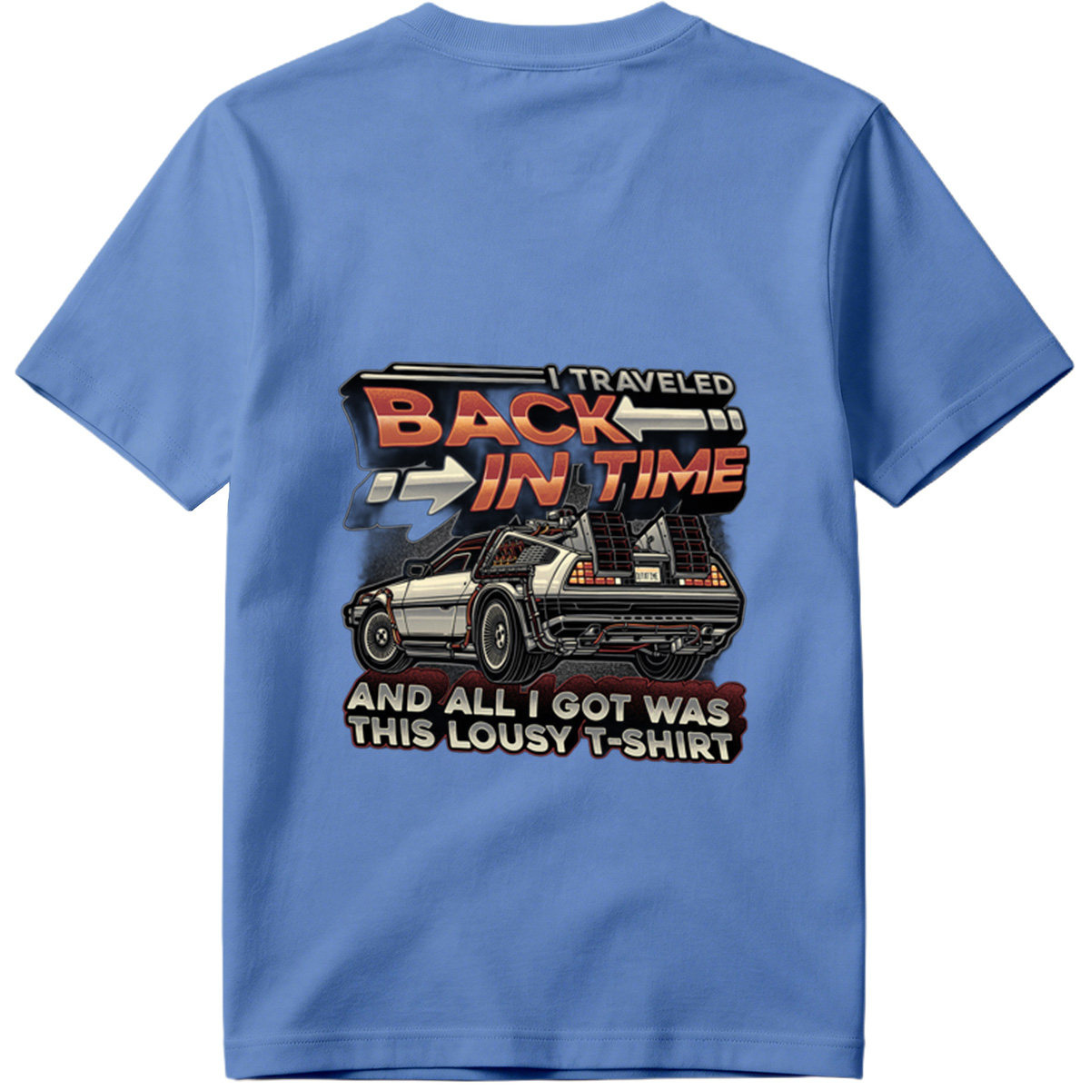 Back to the Future - DeLorean Time Machine T-Shirt - Tee