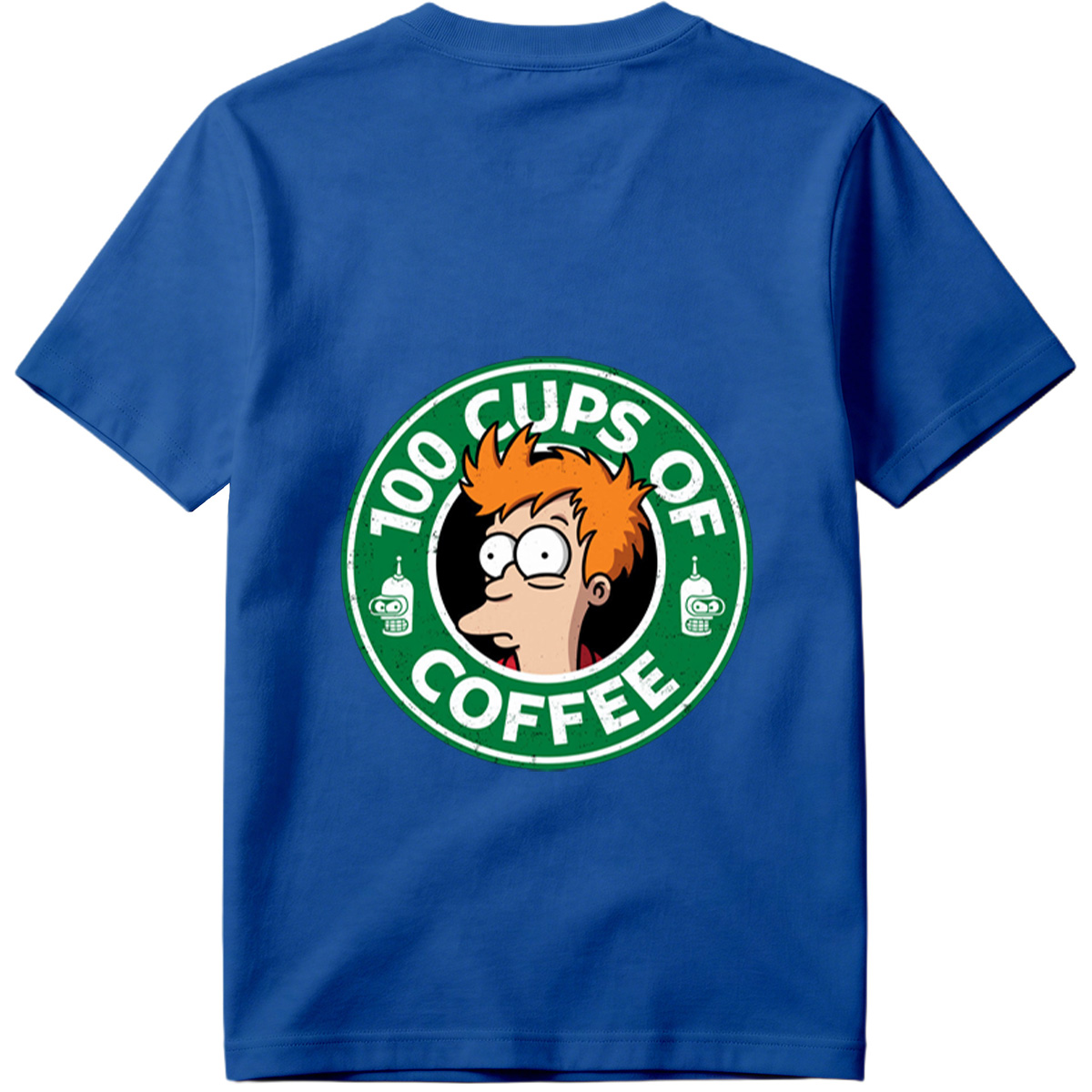 Futurama: Fry and Bender - 100 Cups of Coffee - Tee