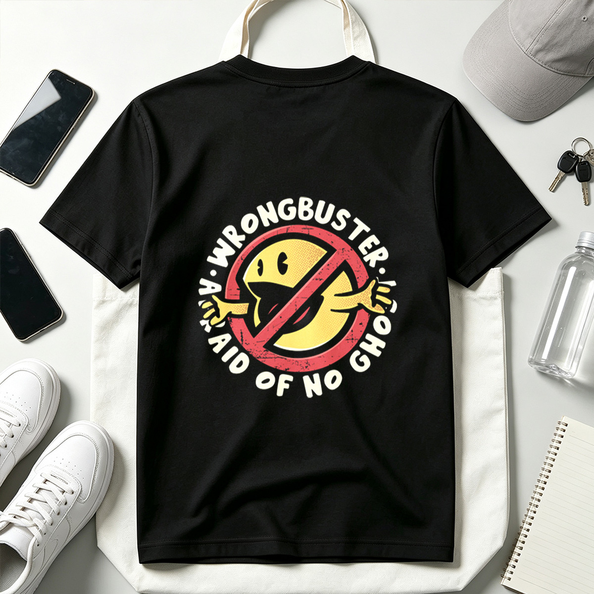 Pac-Man Wrongbuster: Afraid of No Ghost - Tee