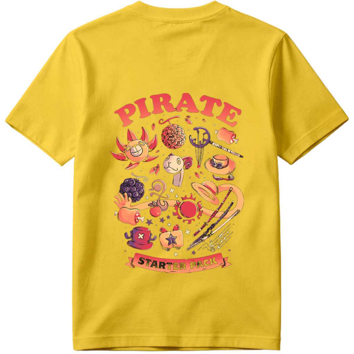 Pirate Starter Pack: A Whimsical Adventure with Captain and Crew - Tee
