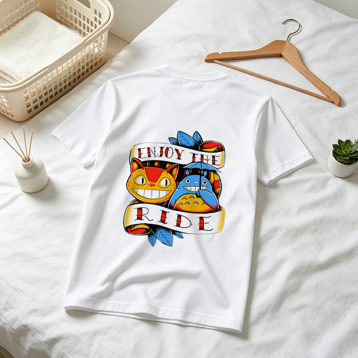 Totoro and Catbus: Enjoy the Ride - Tee