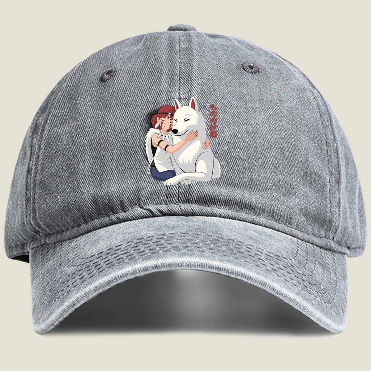 Princess Mononoke: San and Moro - Washed Denim - Baseball Cap