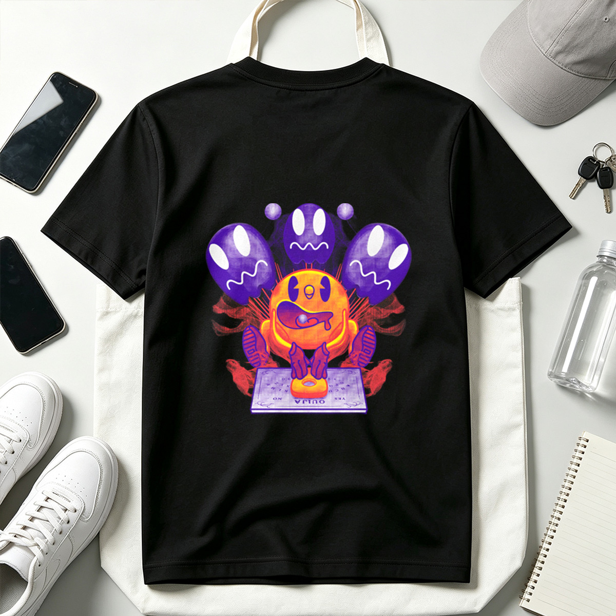 Pac-Man and Ghosts Ouija Board - Tee