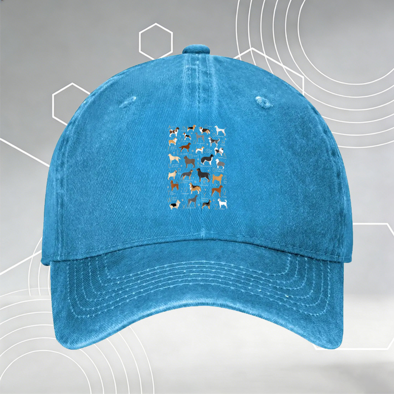 New Baseball Cap with Bowling Pin & Ball Print 