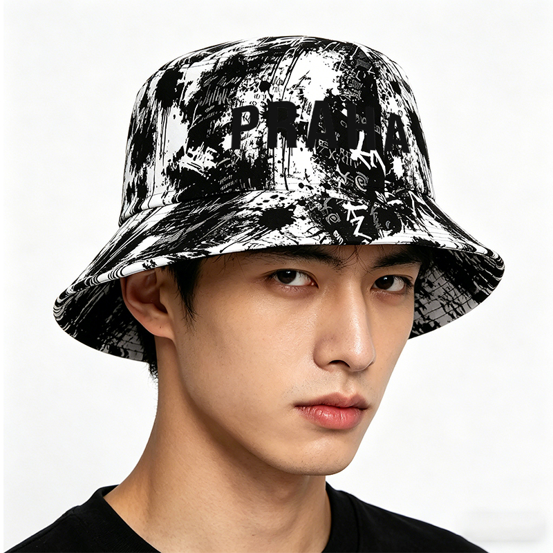 Unisex Classic Graffiti Bucket Hat with 