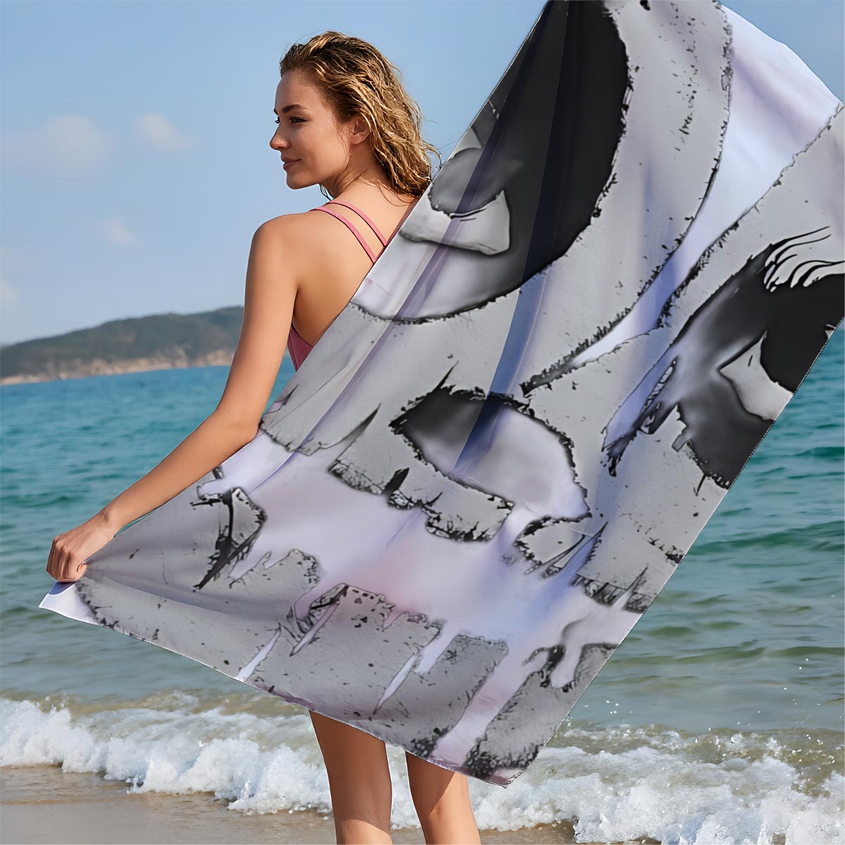 Jack Skellington from The Nightmare Before Christmas - Beach towels