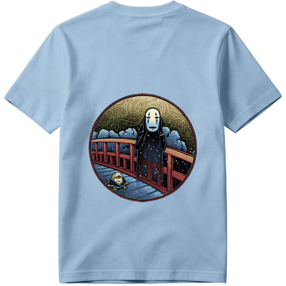 Spirited Away: No-Face and Frog on Bridge - Tee