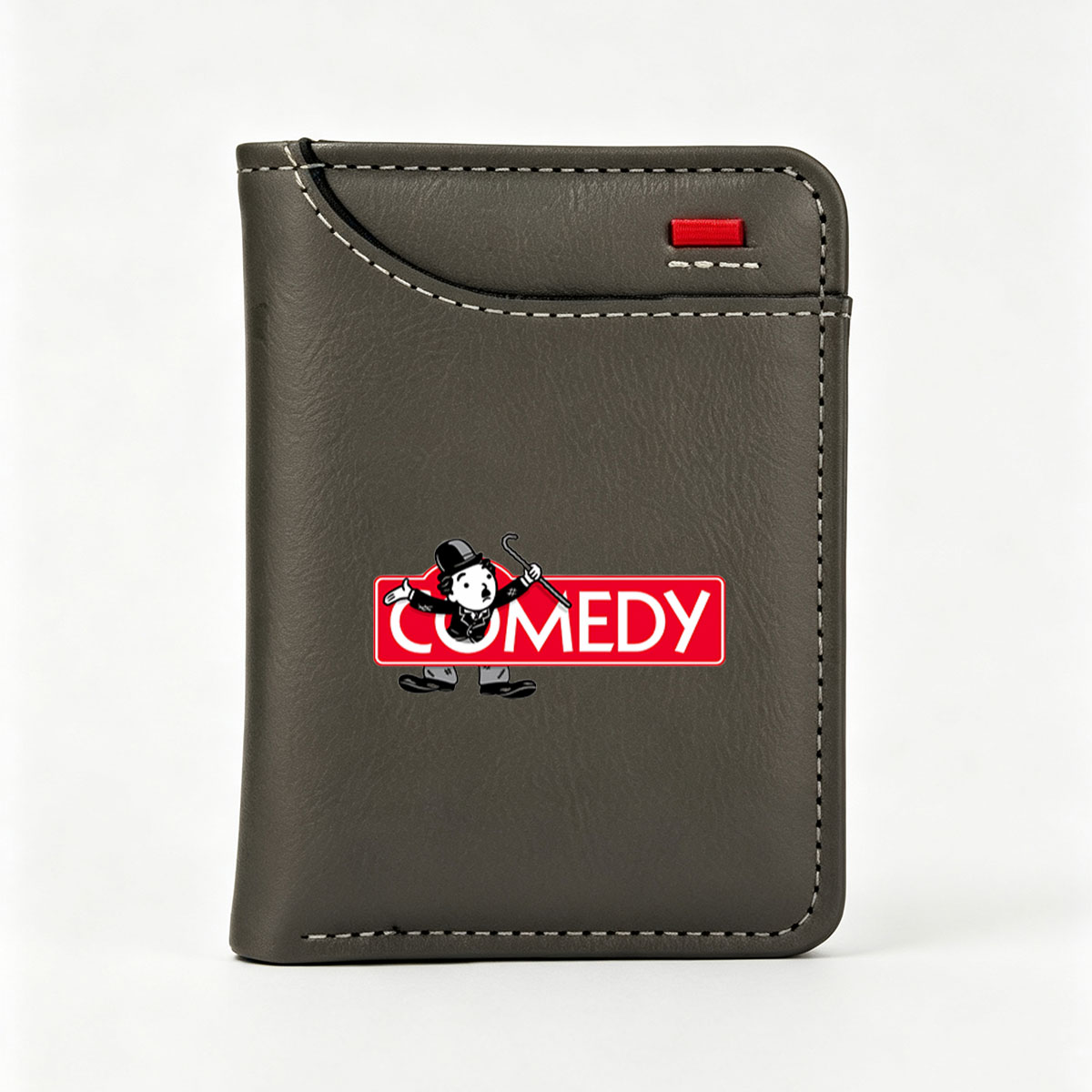 Comedy Central Logo Featuring Mr. Magoo Character - Vertical Style Wallet