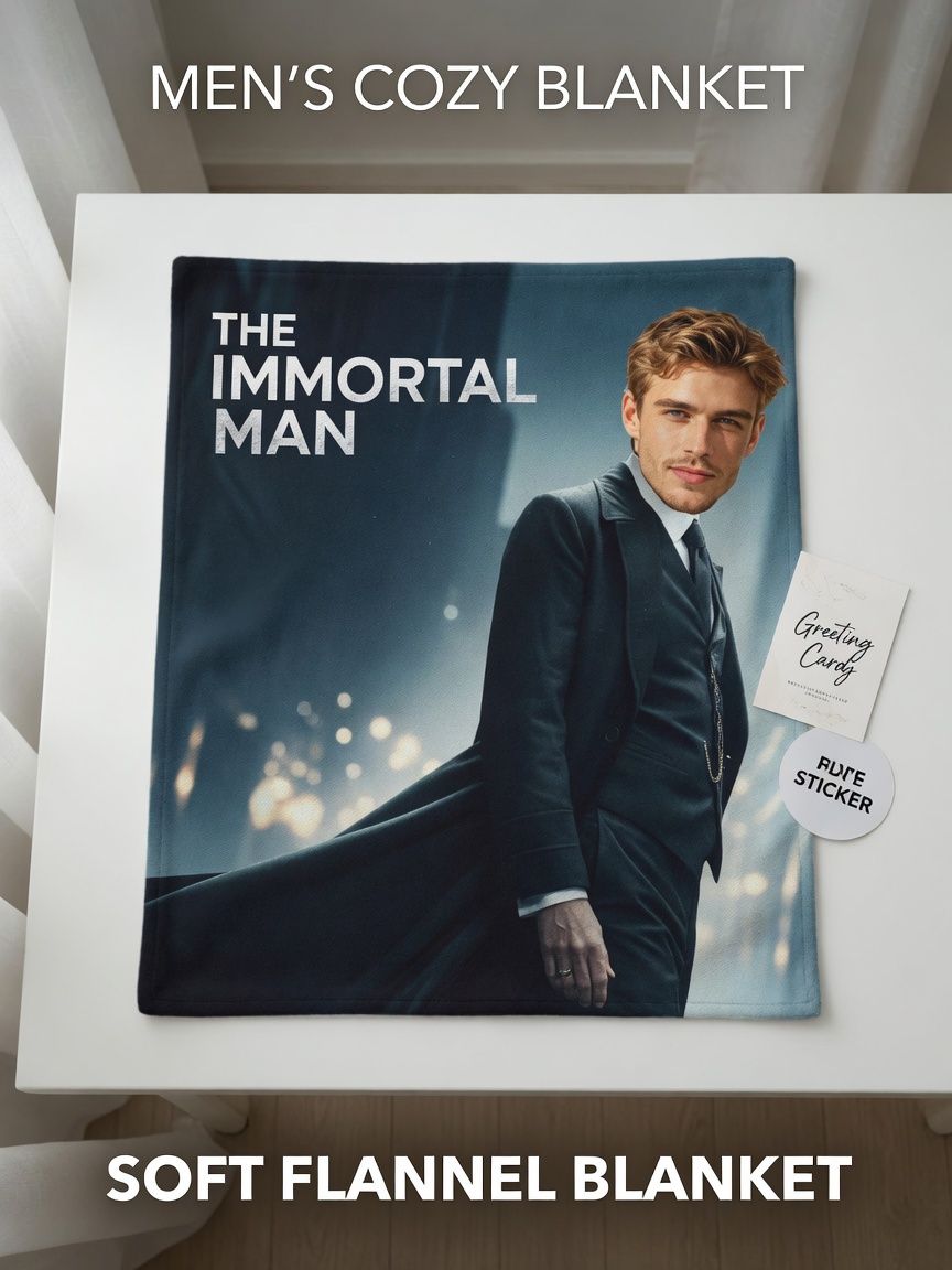 Custom Face Photo Flannel Blanket, Personalized Movie Poster Design Ultra Soft Warm Cozy Throw for Bed Sofa and Gift