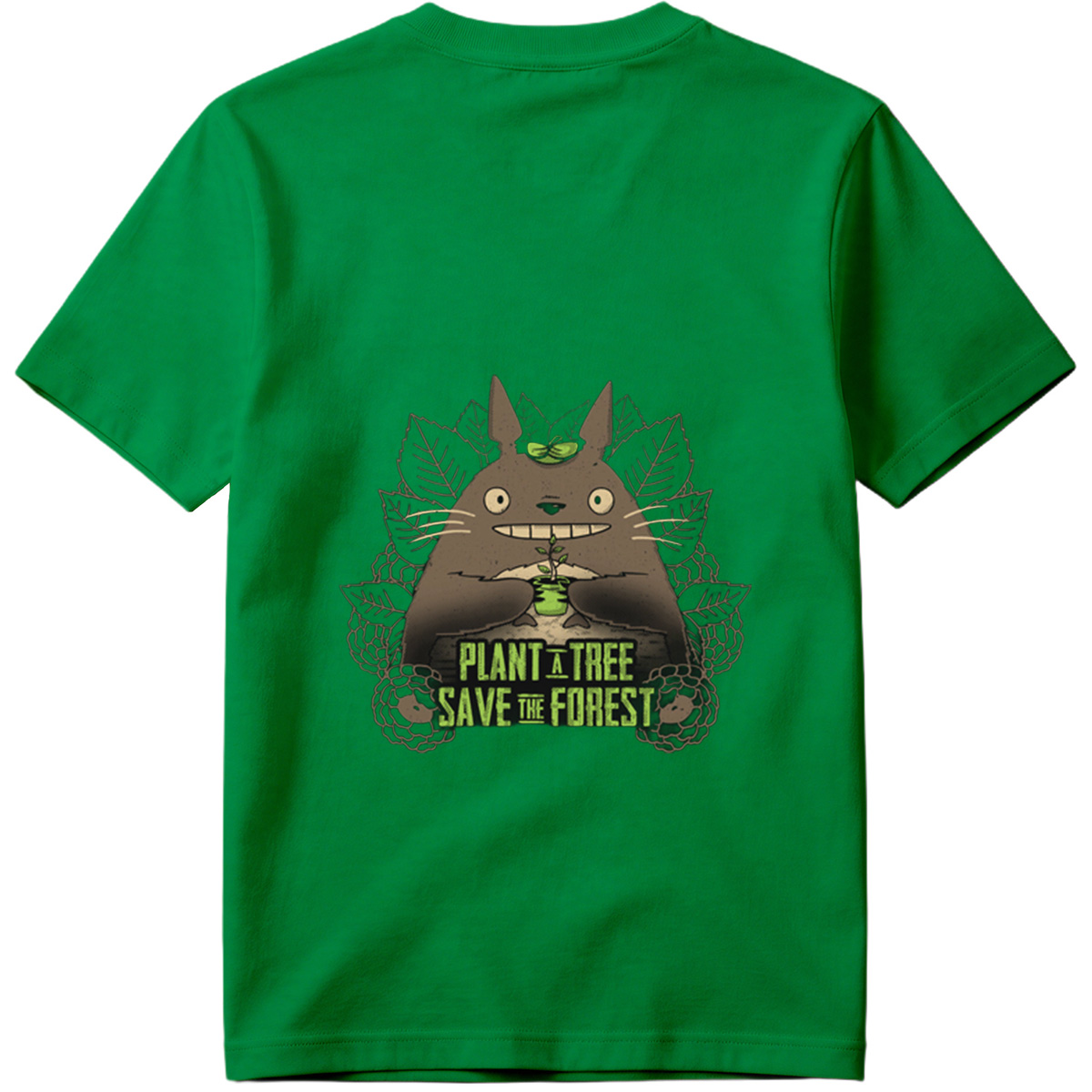 Totoro Plant a Tree Save the Forest - Tee