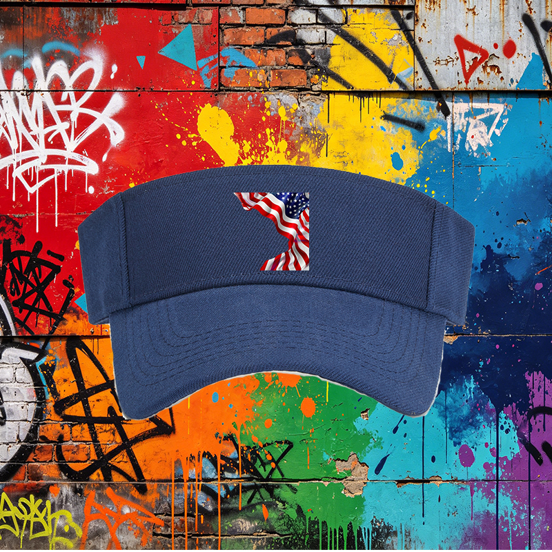 Unisex Classic Mesh Cap with American Flag Print Design - Lightweight Breathable Sun Hat for Outdoor Activities, Ideal for Adults Seeking Patriotic Style in Summer Sports, Travel, and Casual Wear