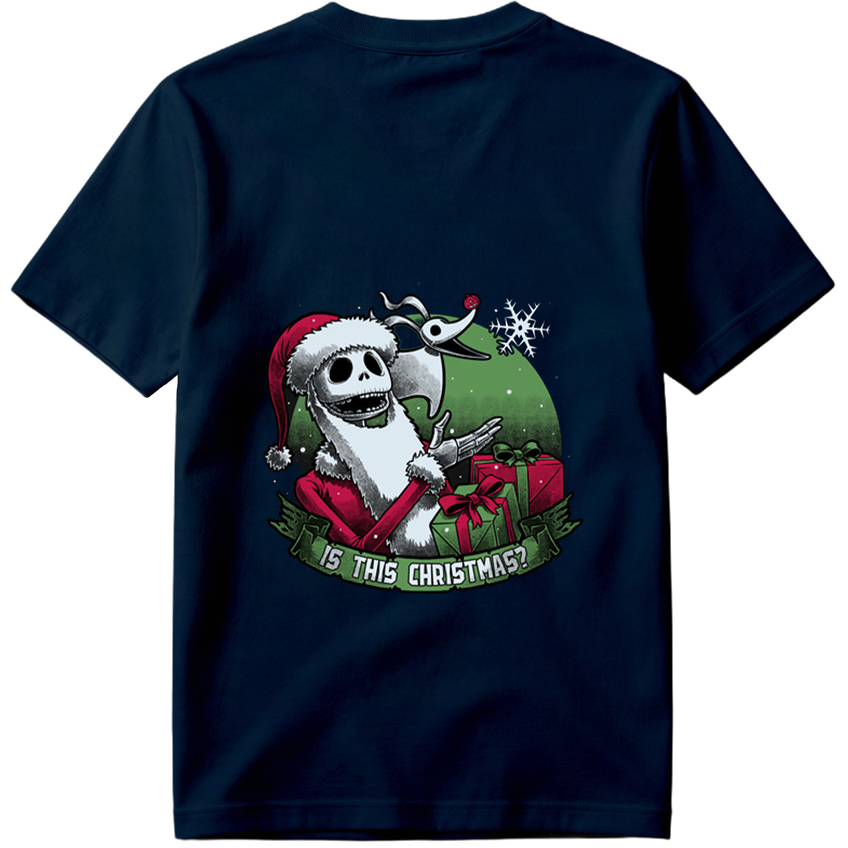 Jack Skellington and Zero - Is This Christmas? - Tee