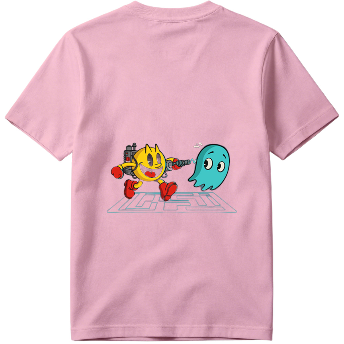 Pac-Man and Ghost in Action - Tee