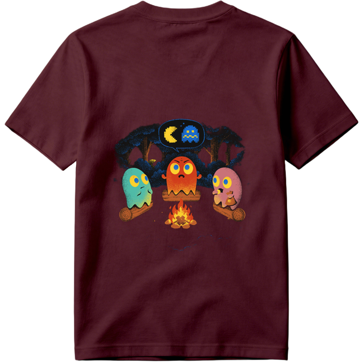 Pac-Man Ghosts Campfire Story - Tee