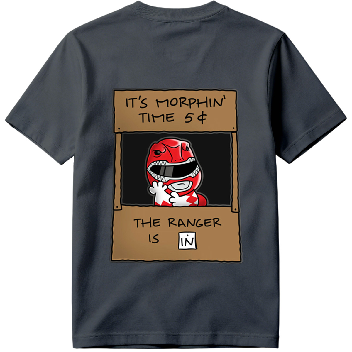 Red Ranger Morphin Time Booth - Tee