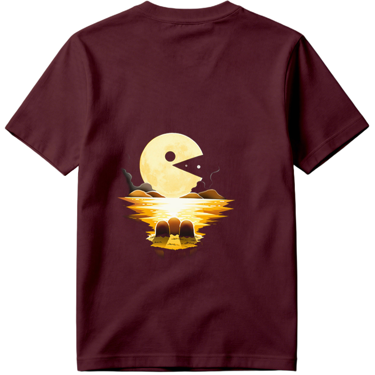 Pac-Man Moon Reflection - Tee