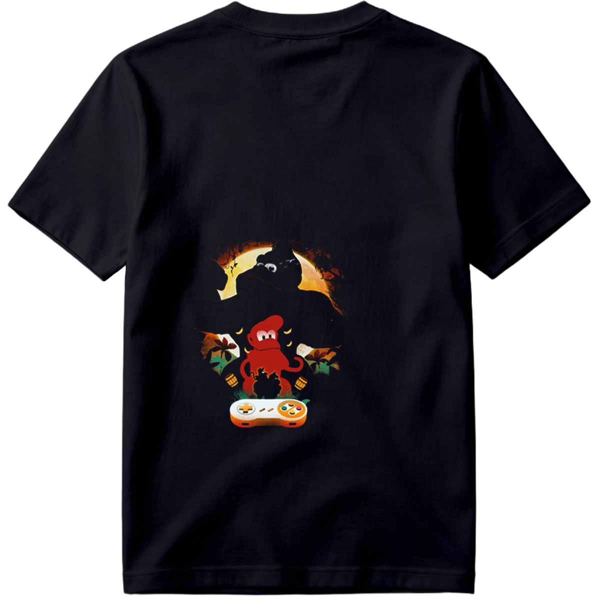 Donkey Kong and Diddy Kong with Game Controller - Tee