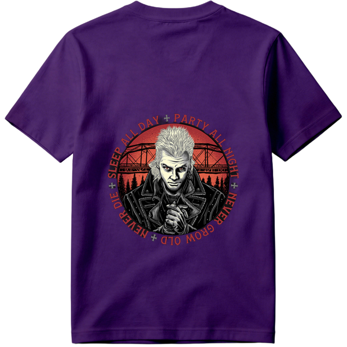Johnny Silverhand: Sleep All Day, Party All Night, Never Grow Old, Never Die - Tee