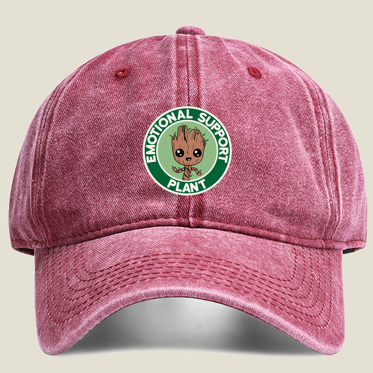 Guardians of the Galaxy: Groot Emotional Support Plant - Washed Denim - Baseball Cap