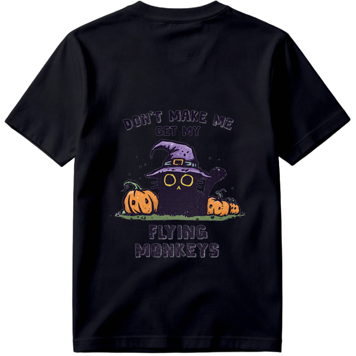 Wicked Witch and Flying Monkeys Halloween Design - Tee