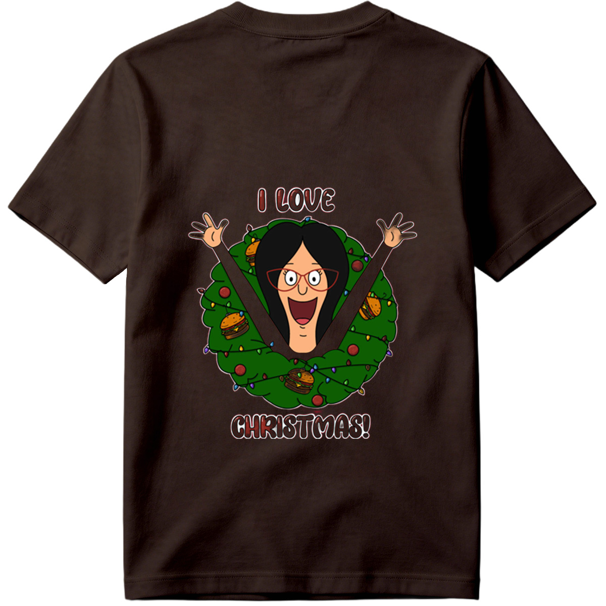 I Love Christmas - Morticia Addams Style - Tee