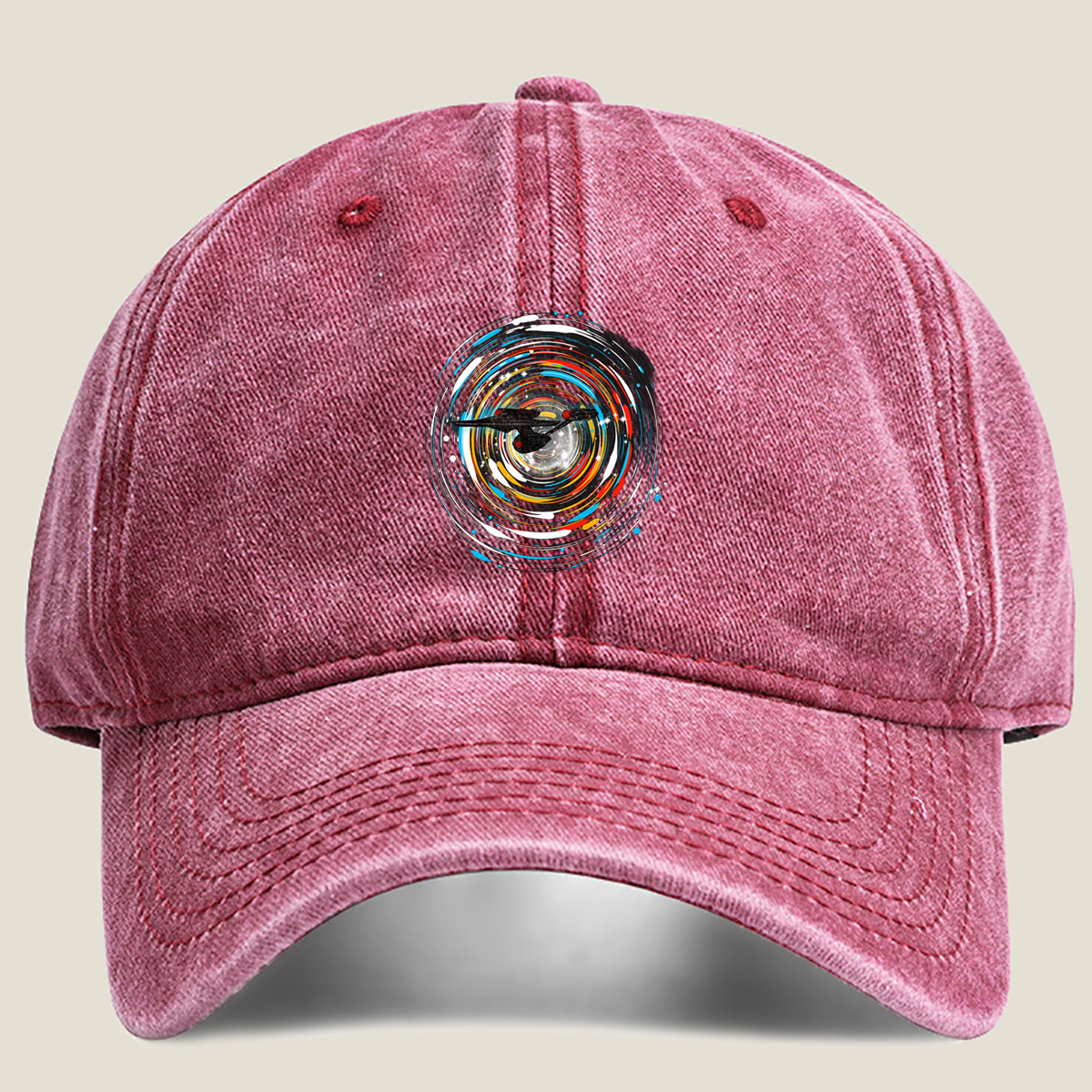 Star Trek: Enterprise in Warp Space - Washed Denim - Baseball Cap