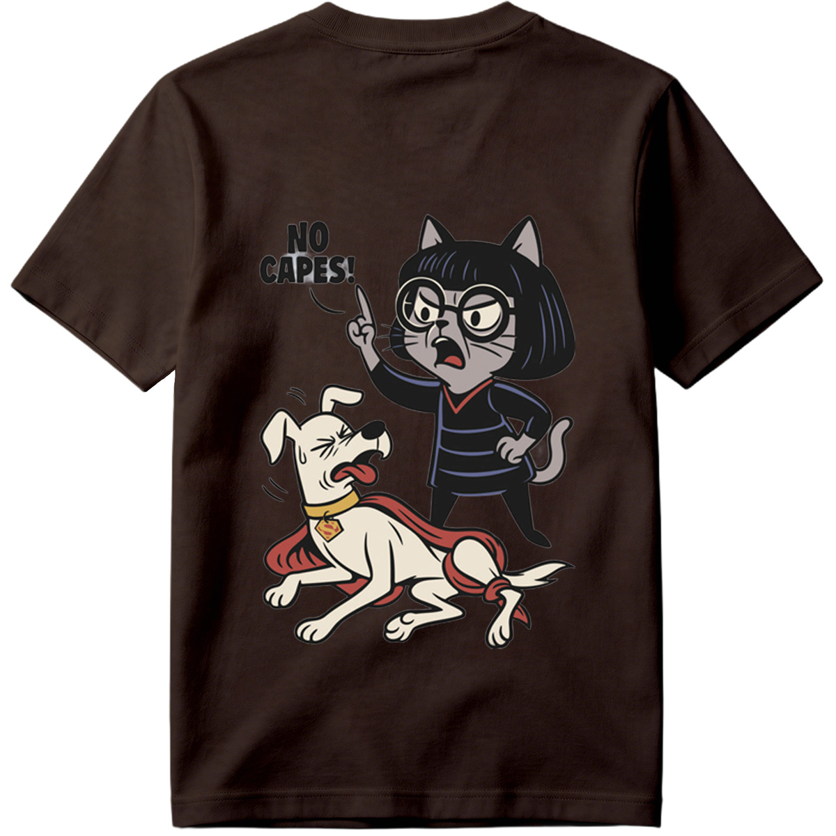 Krypto the Superdog and Streaky the Supercat: No Capes! - Tee