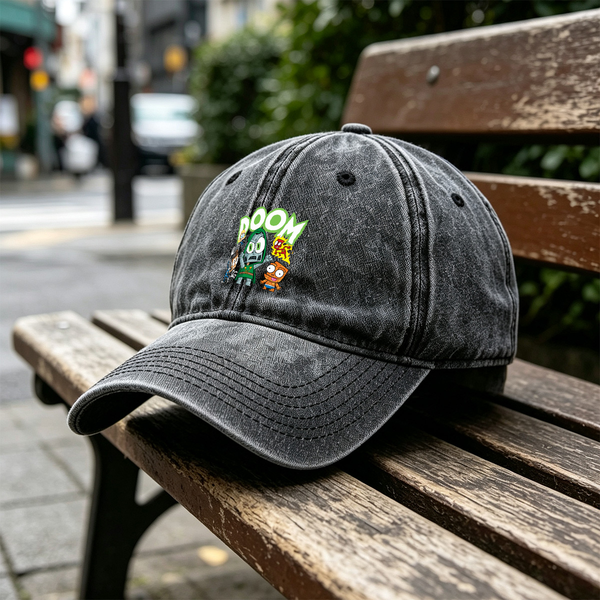 Doom: Doctor Doom and the Marvel Minis - Washed Denim - Baseball Cap