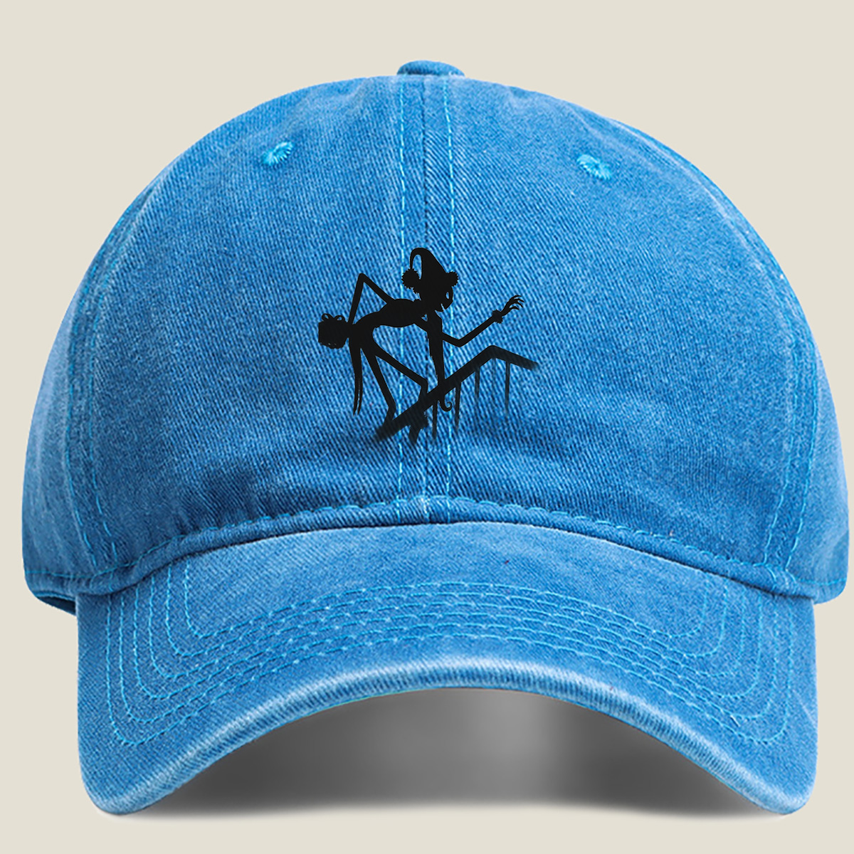 Coraline and the Other Mother - Washed Denim - Baseball Cap