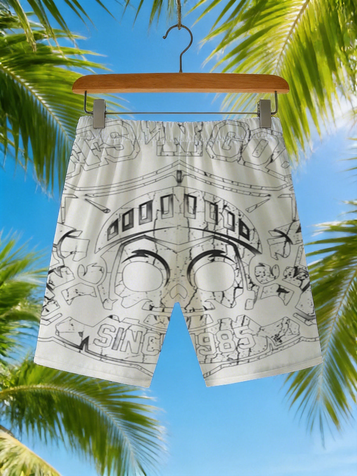 Ghosts 'N Goblins: Skull Emblem Since 1985 -  Beach shorts