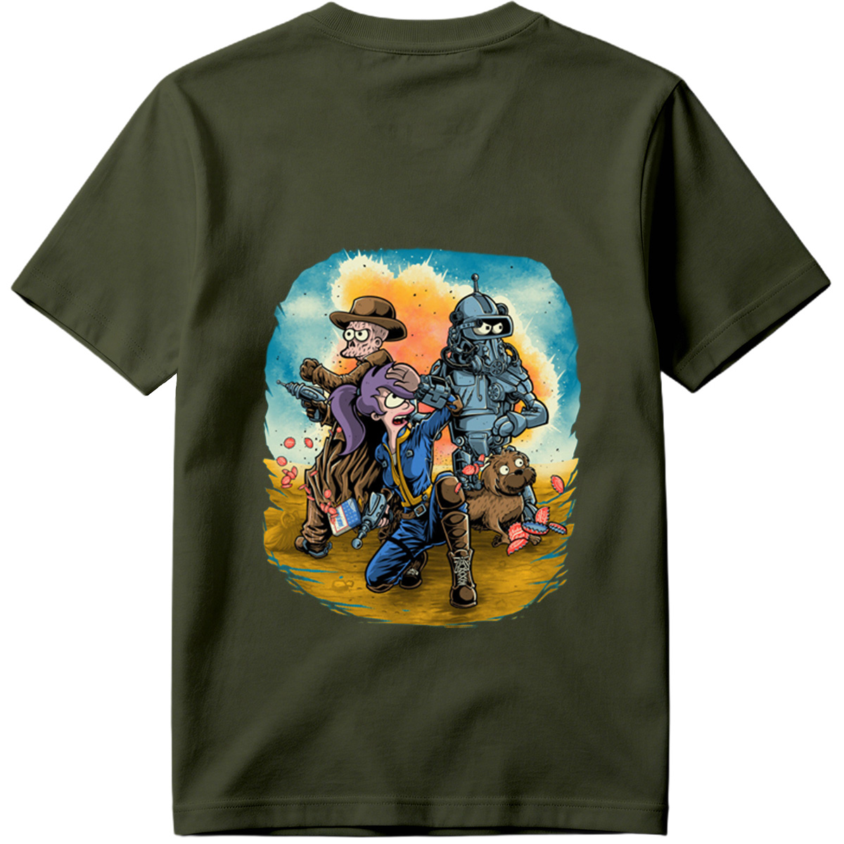 Futurama: Fry, Bender, and Leela Adventure - Tee