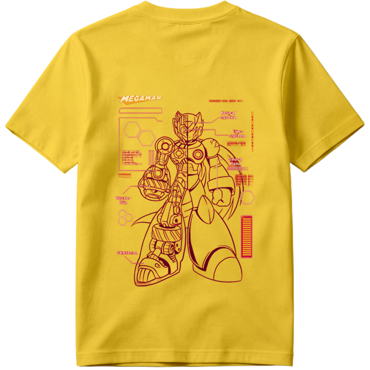 Megaman Zero: Project Zero 1593 Technical Blueprint - Tee