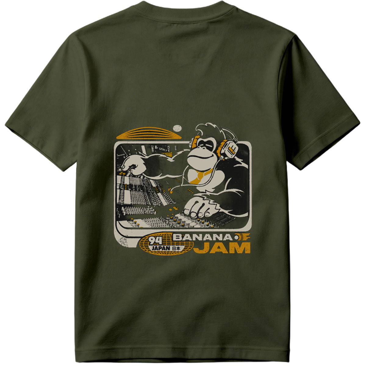 Banana Jam 94 Japan - Monkey DJ Character - Tee