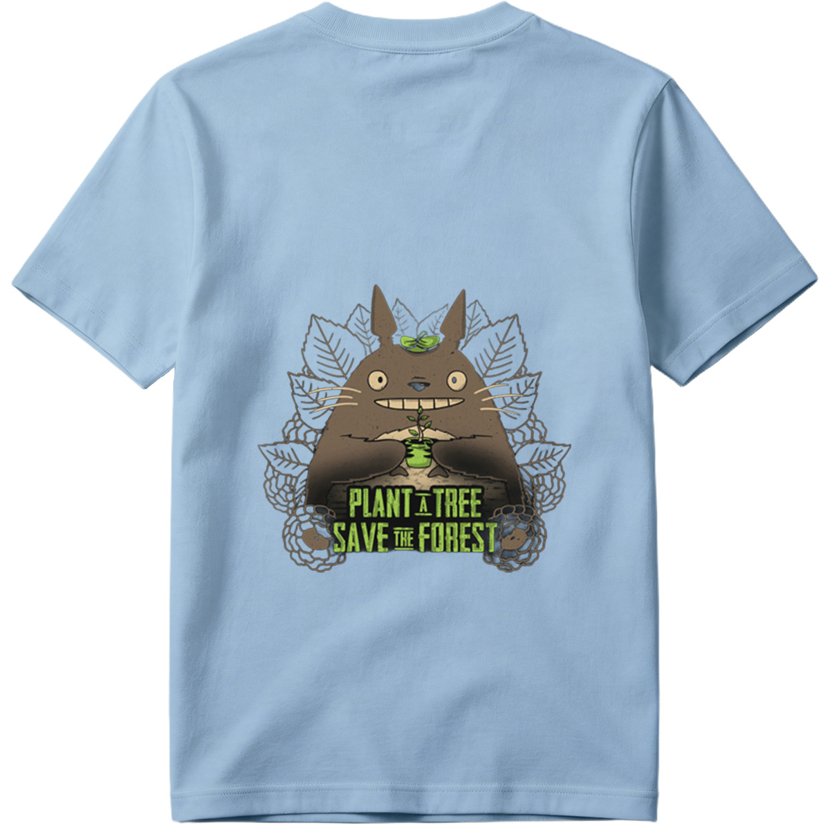 Totoro Plant a Tree Save the Forest - Tee
