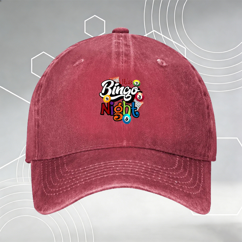 New Baseball Cap with Fiery Skull Print 