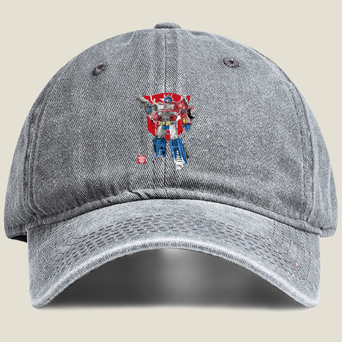 Optimus Prime - Transformers - Washed Denim - Baseball Cap