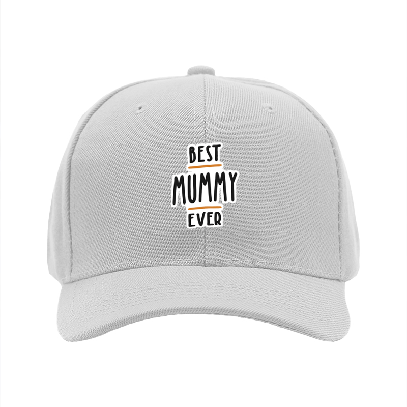 1pc New Baseball Cap Best Mummy Ever Print Unisex Adjustable Hat for Outdoor Activities Adults and Families Casual Wear Fashion Accessory