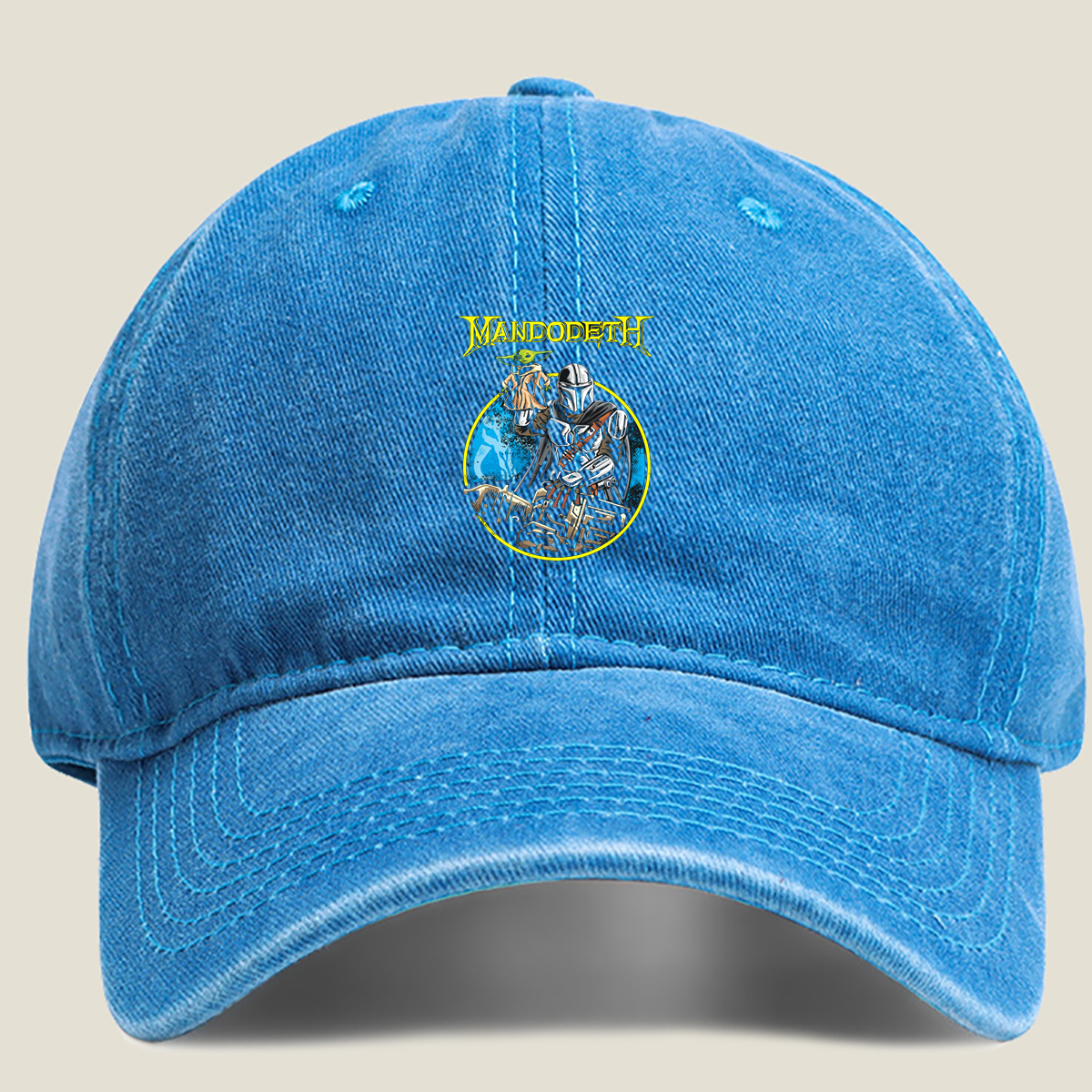 Mandalorian and Grogu: Rust in Droid - Washed Denim - Baseball Cap