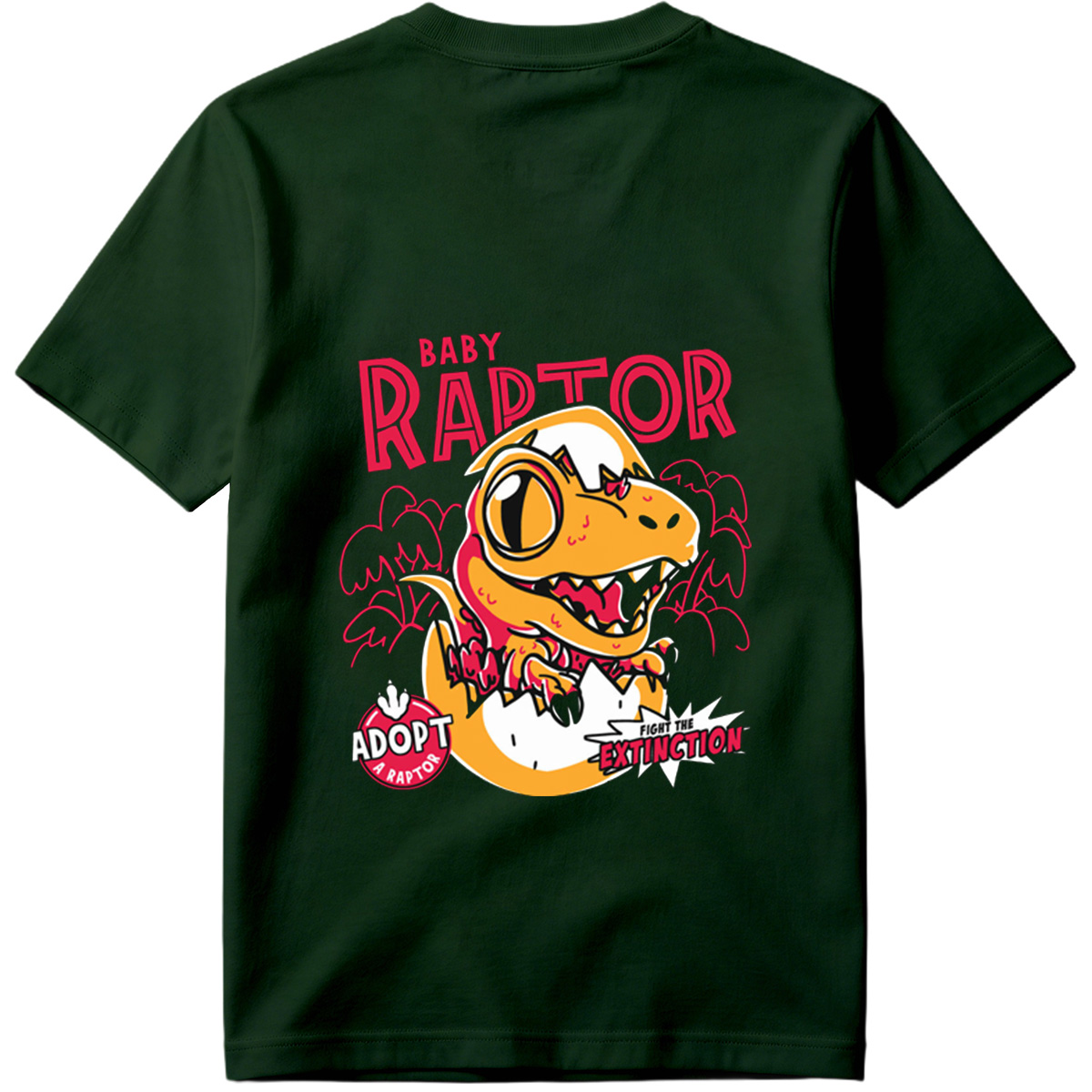 Baby Raptor: Adopt a Raptor, Fight the Extinction - Tee