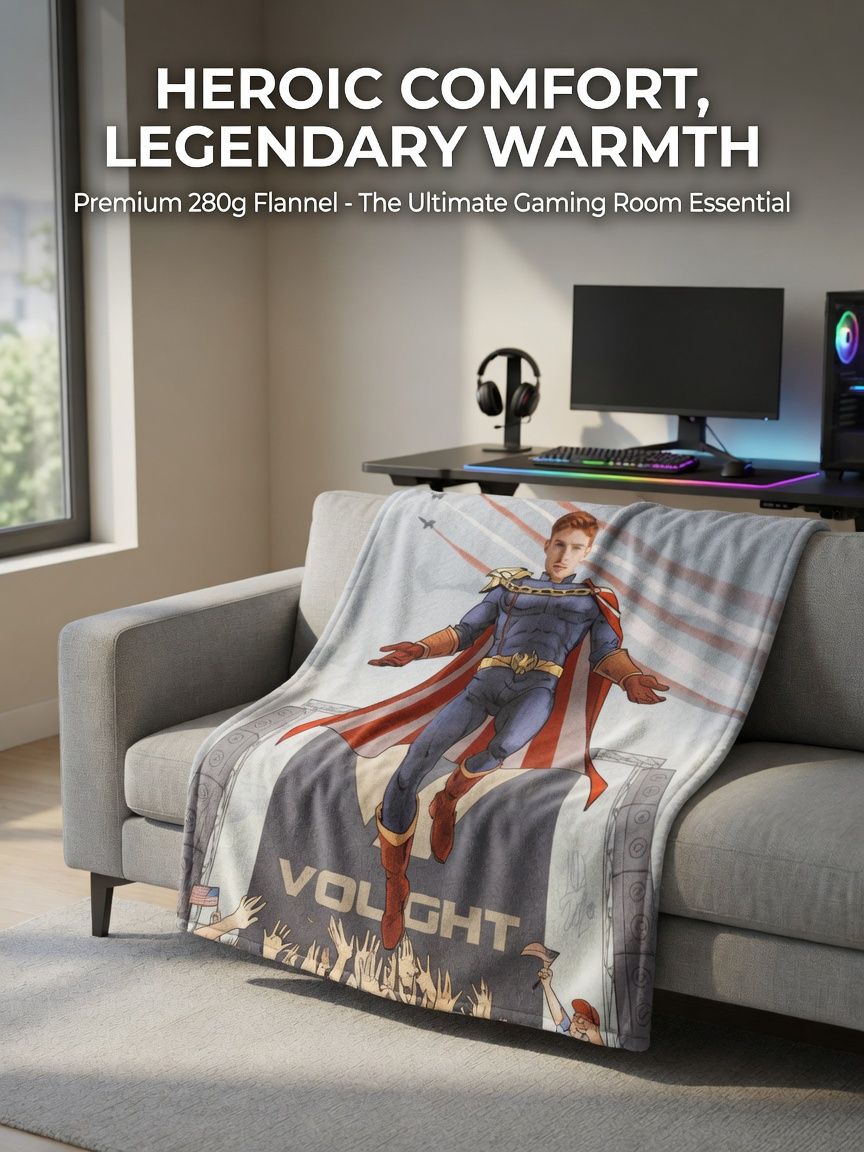 Custom Photo Face Superhero Flannel Blanket Ultra Soft Cozy Throw Blanket Personalized Gift for Family and Friends