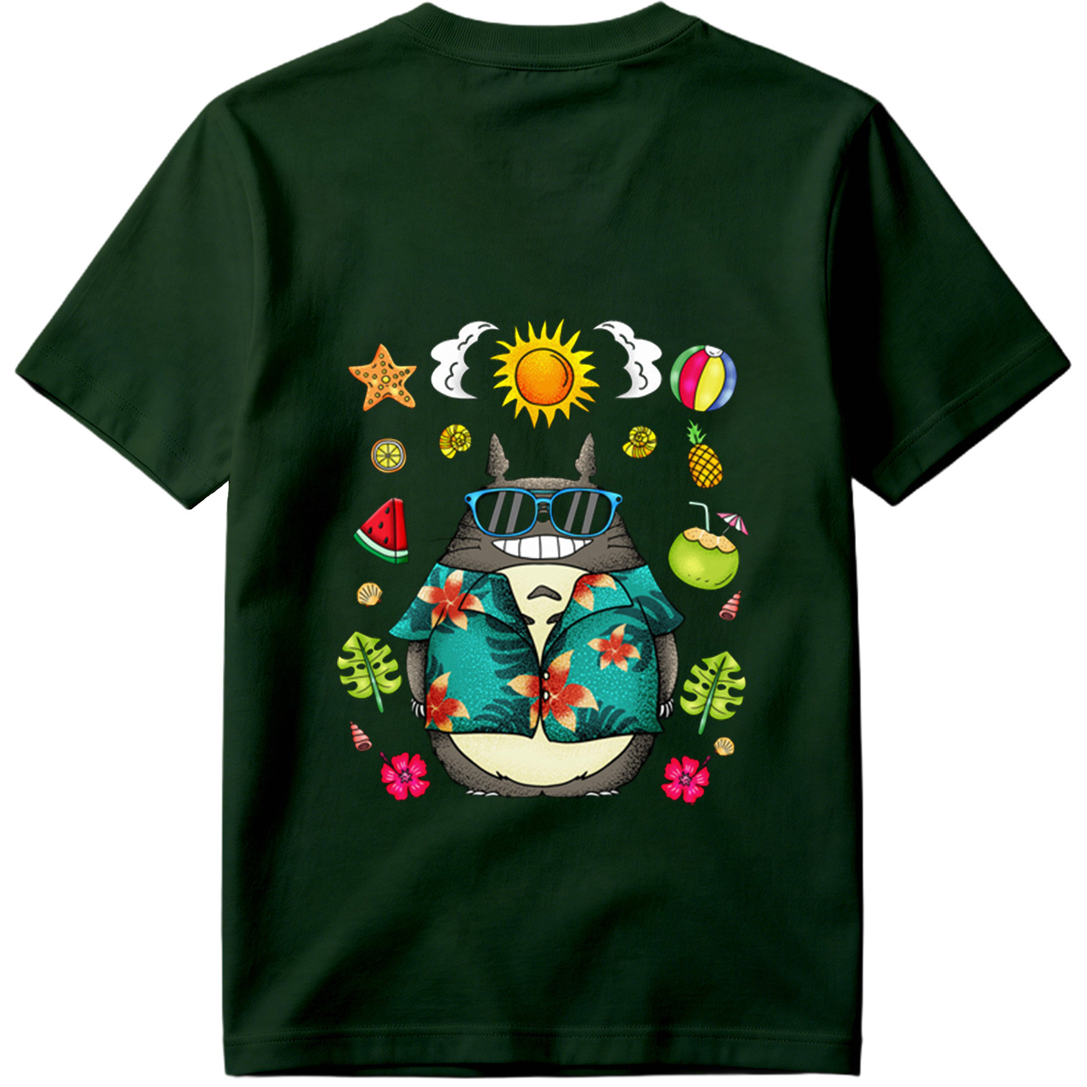 Totoro in Tropical Vibes - Tee