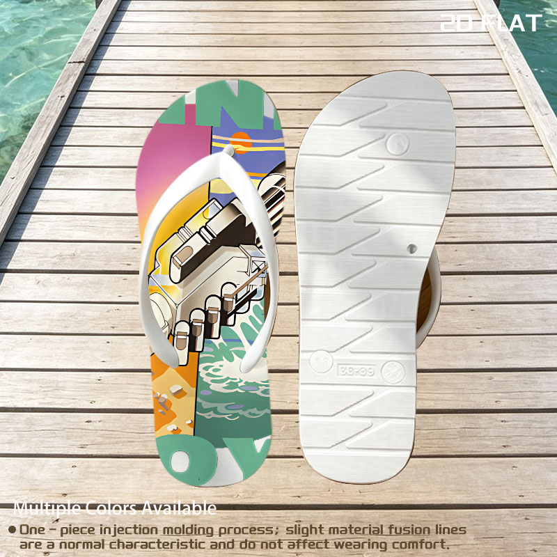 Pink Floyd - Space Odyssey Concept Art -  flip-flops