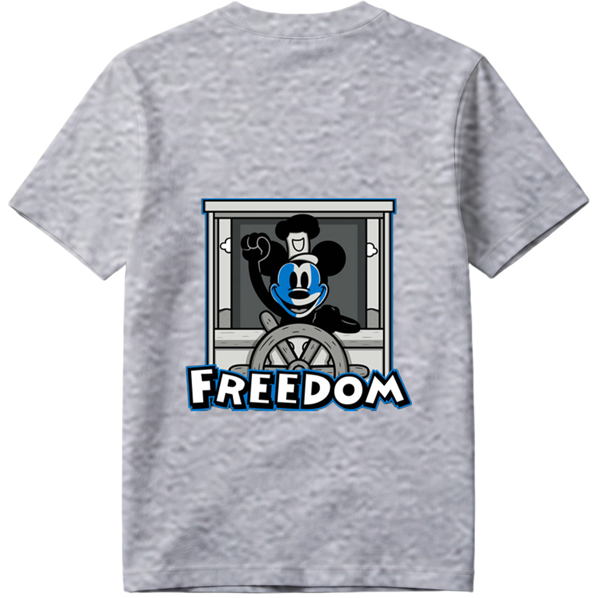 Mickey Mouse Freedom Steering Wheel Design - Tee