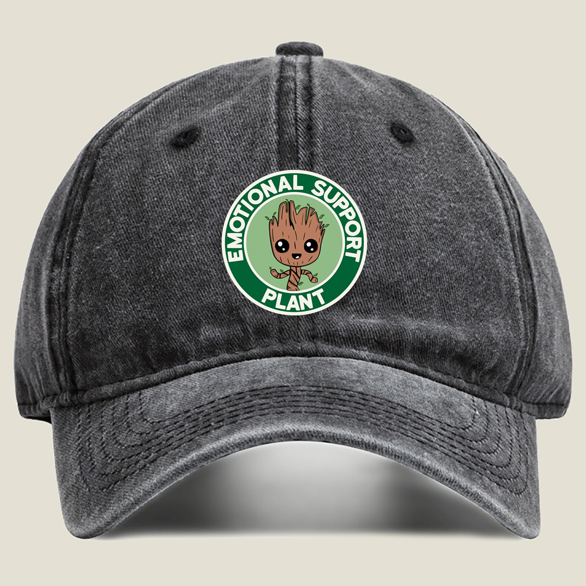 Guardians of the Galaxy: Groot Emotional Support Plant - Washed Denim - Baseball Cap