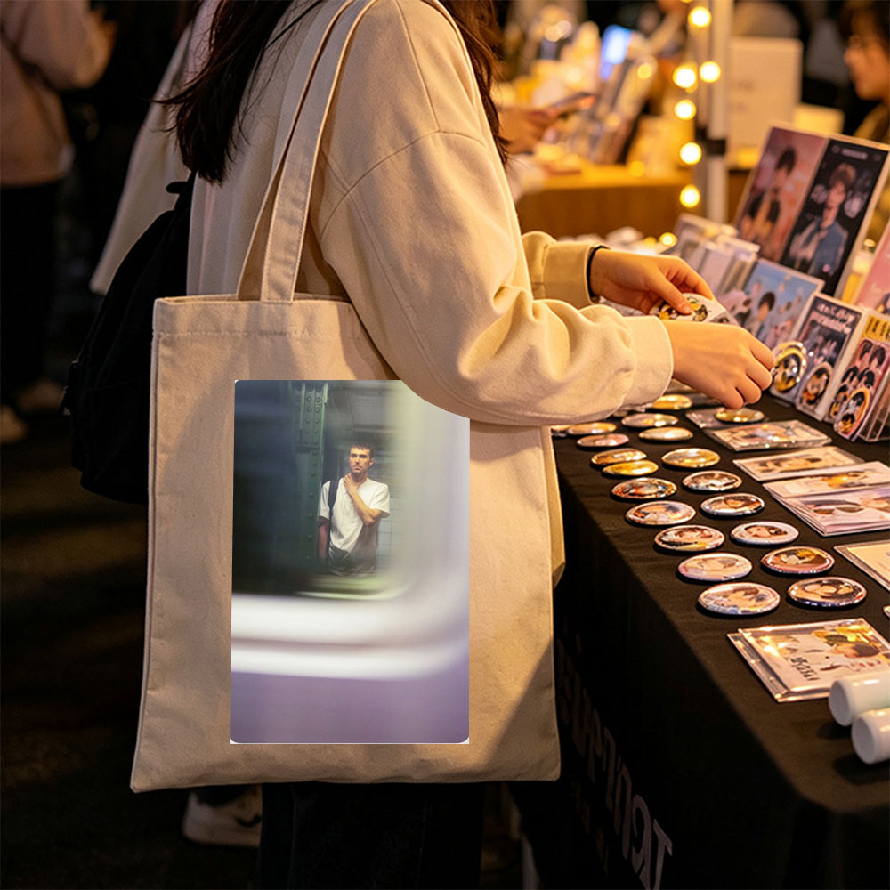 No celebrity or band is present in the image. - Canvas tote bags