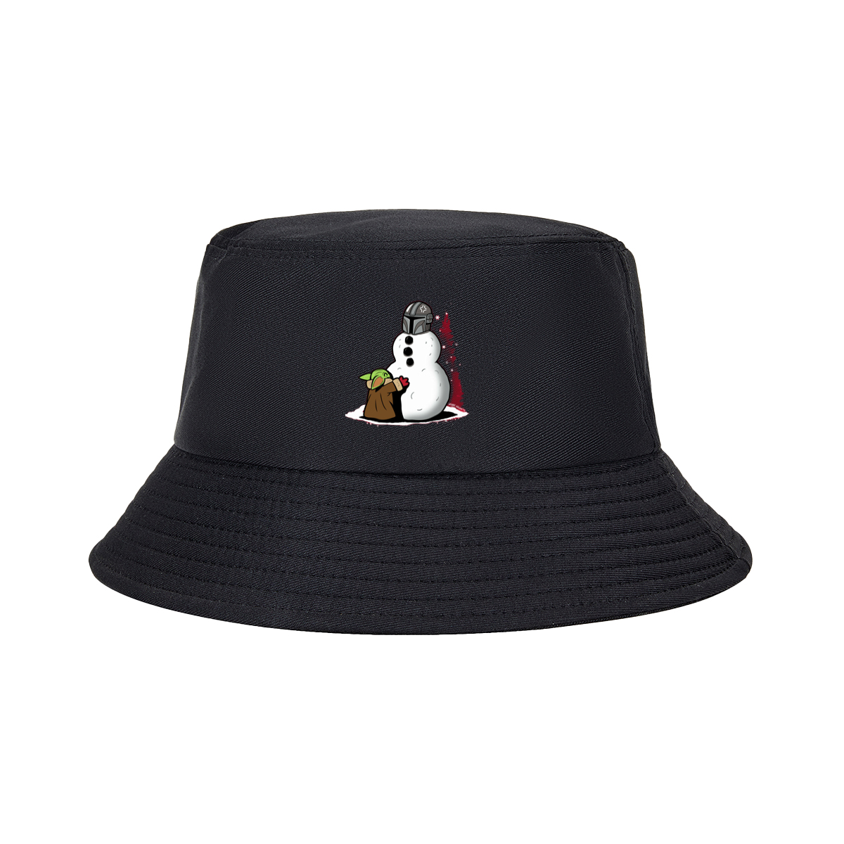 Mandalorian Snowman with Grogu - Fisherman's Hat