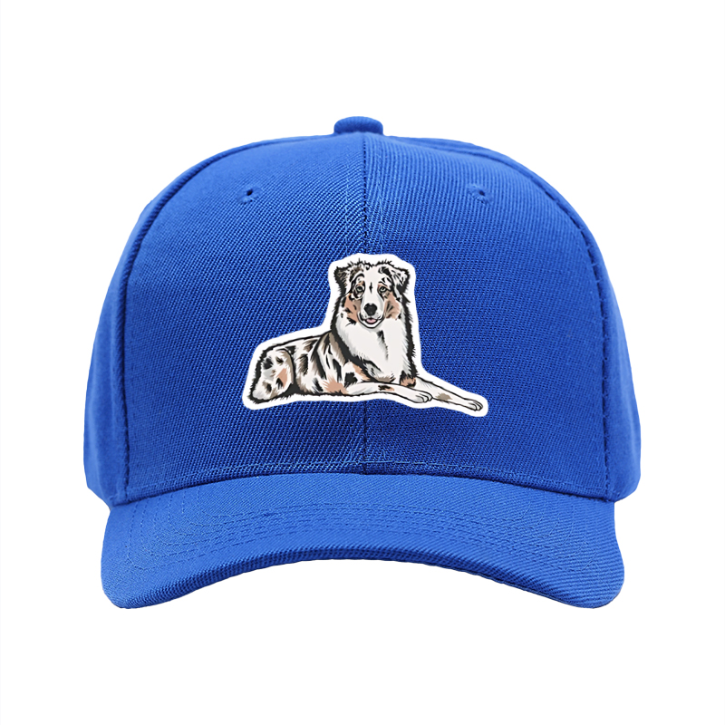 1pc New Baseball Cap with Australian Shepherd Dog Print Design Unisex Adjustable Hat for Outdoor Activities and Daily Wear Suitable for Pet Lovers and Animal Enthusiasts