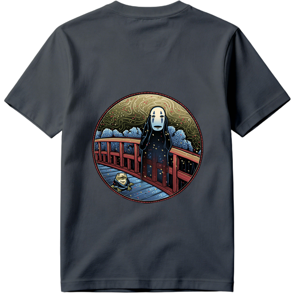 Spirited Away: No-Face and Frog on Bridge - Tee