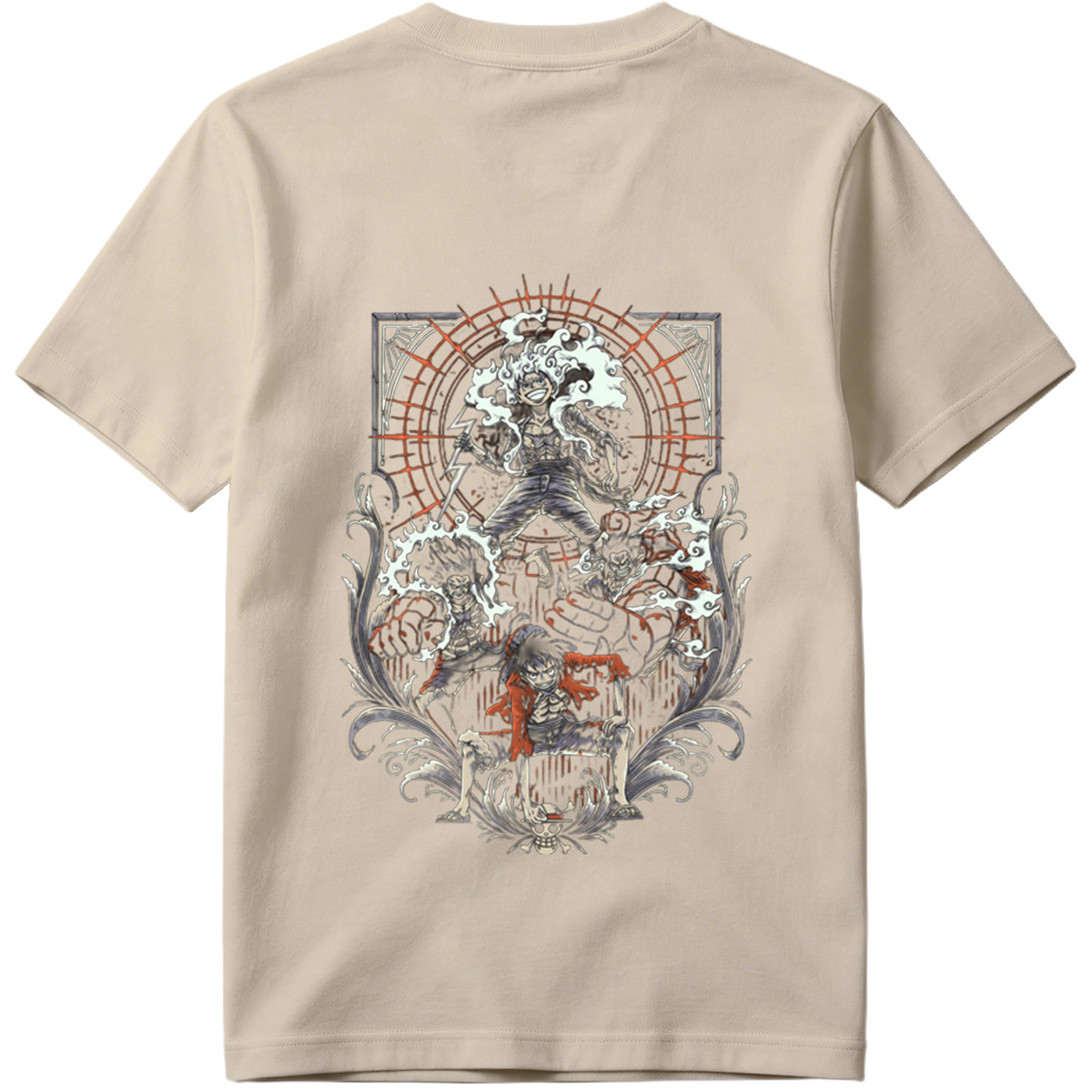 One Piece: Luffy, Zoro, Sanji, and Whitebeard - Tee