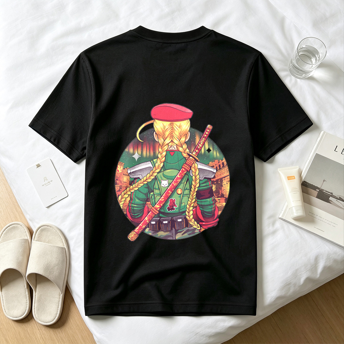 **Title:** Street Fighter - Cammy with Katana - Tee